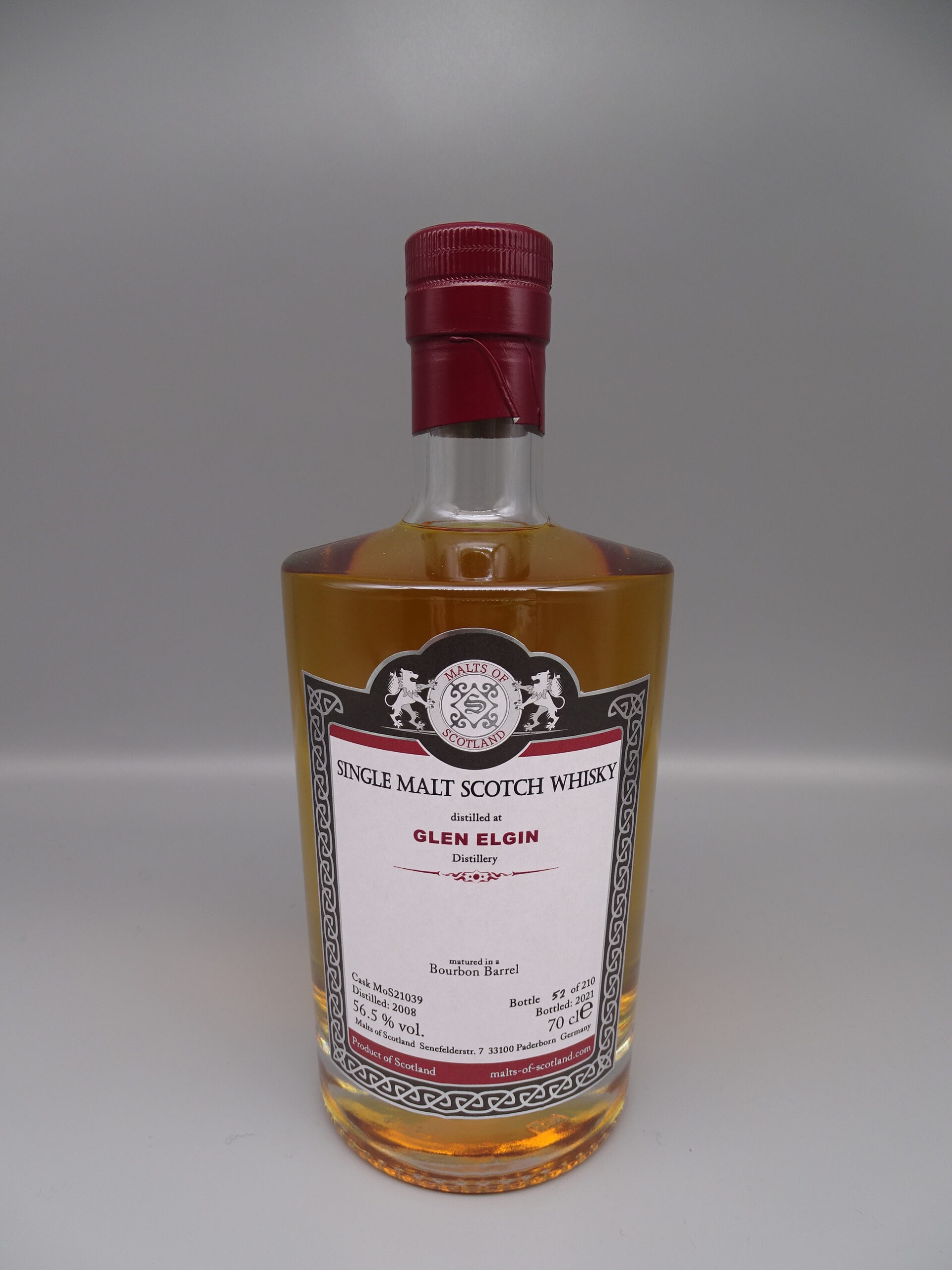 Glen Elgin 2008/2021 Bourbon Barrel 56,5% Cask Strength