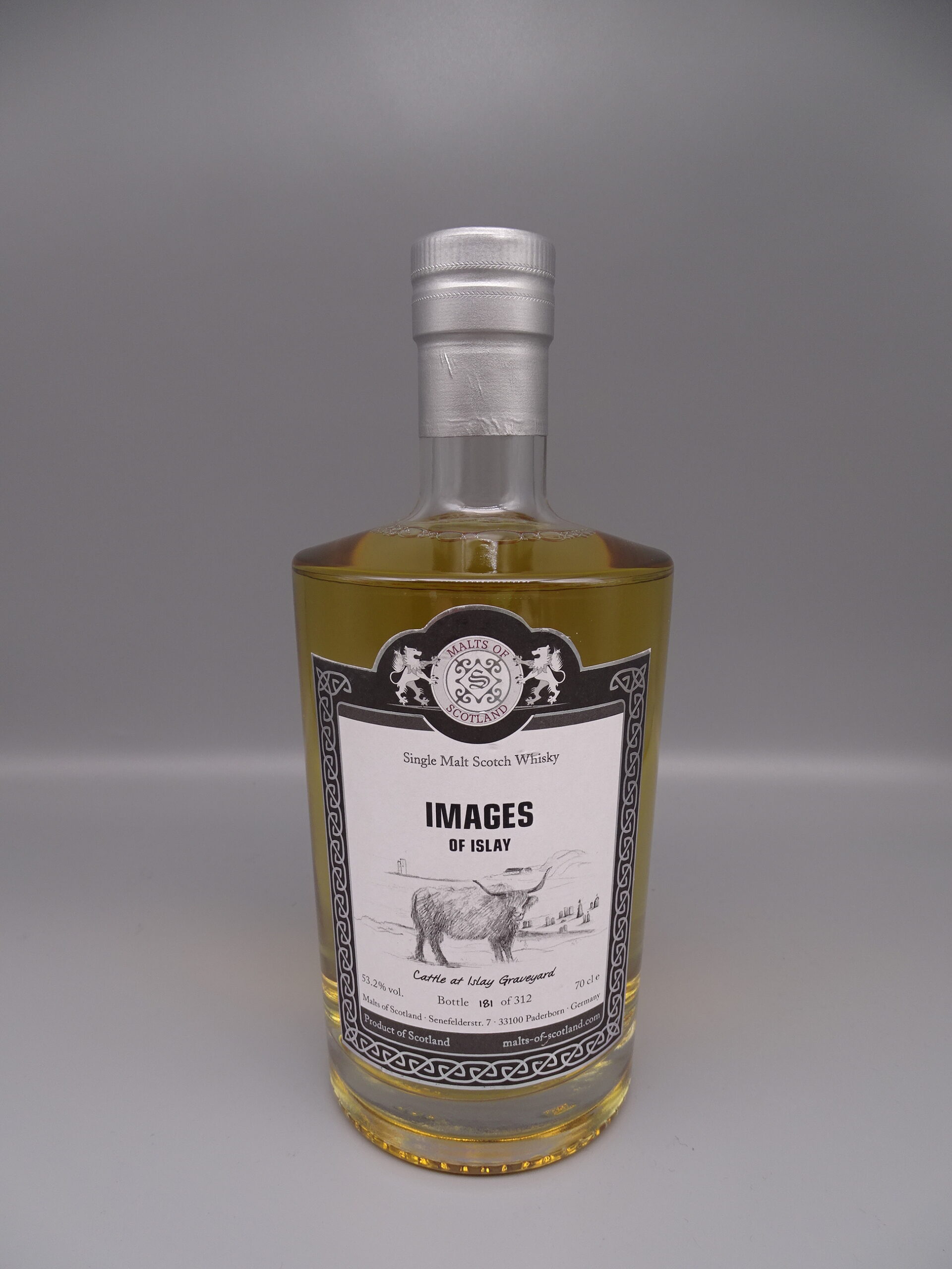 IMAGES of Islay "Cattle at Islay Graveyard" 53,2% Cask Strength