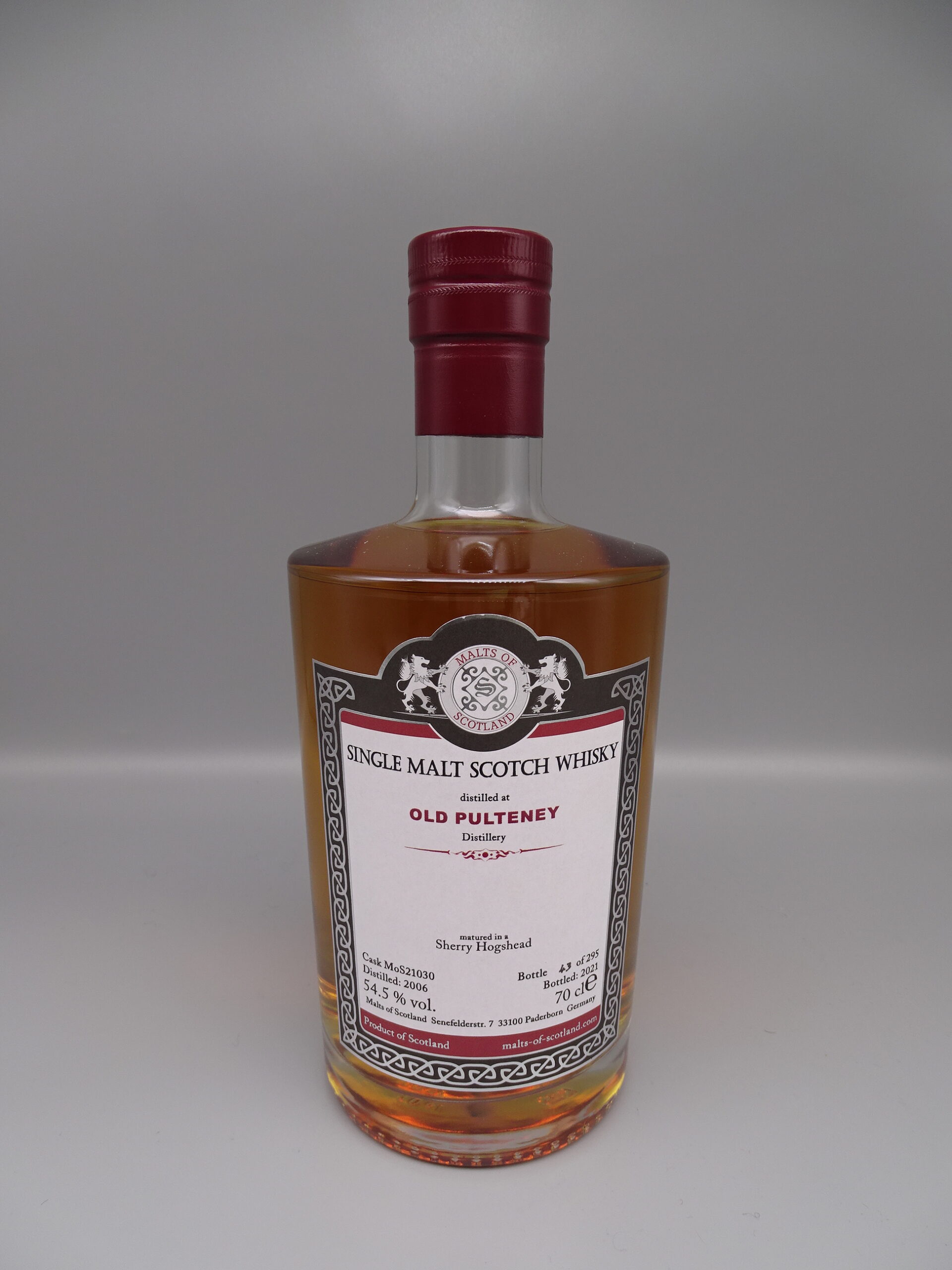 Old Pulteney 2006/2021 Sherry Hogshead 54,5%