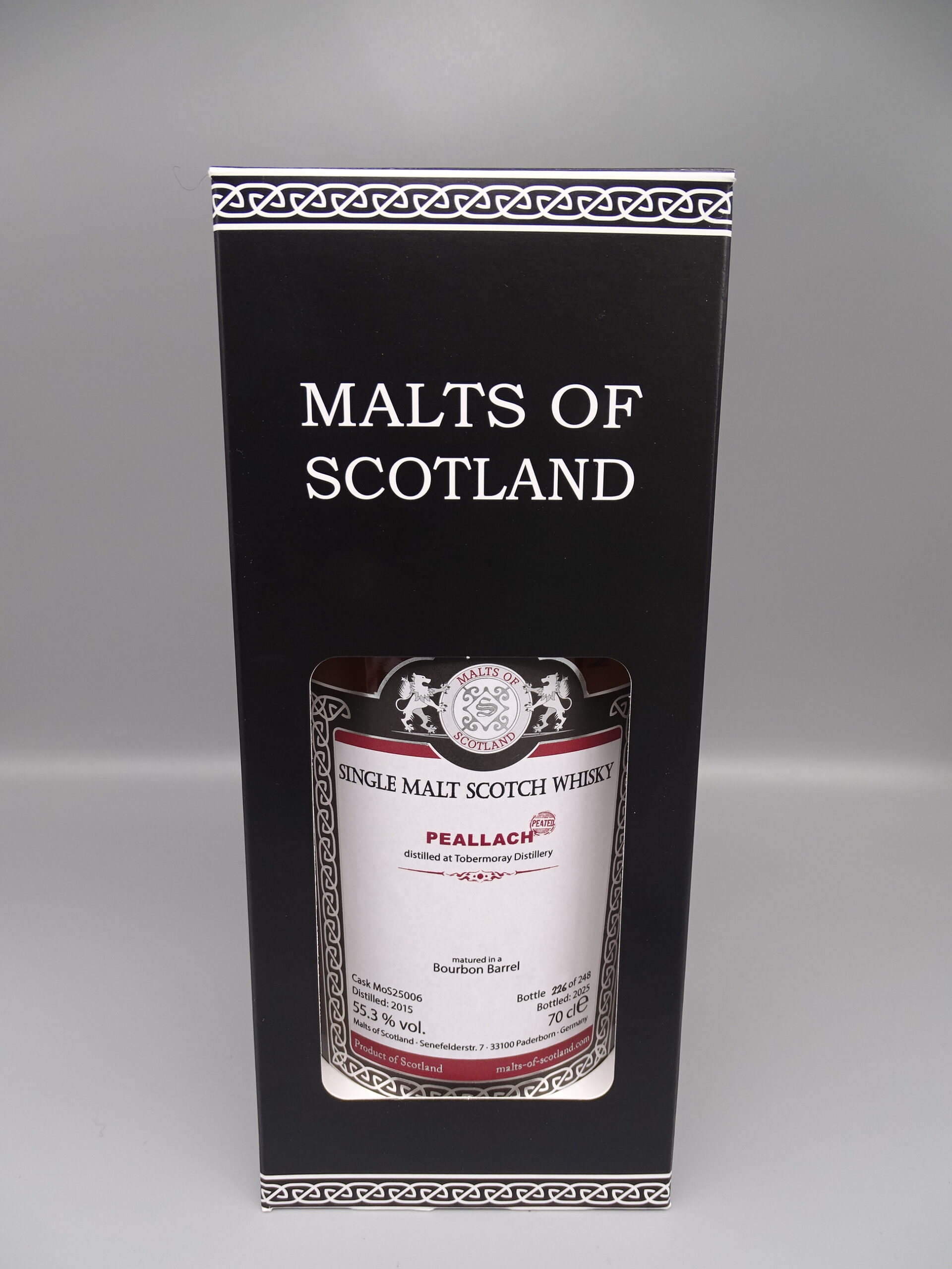 Peallach 2015/2025 Bourbon Barrel 55,3% – Bild 2