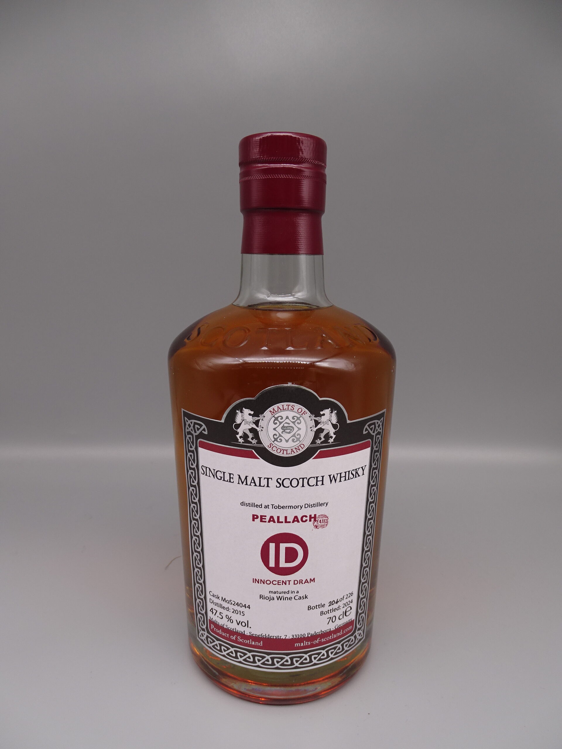 Peallach (Ledaig) 2015/2024 ID Rioja Wine Cask 47,5%