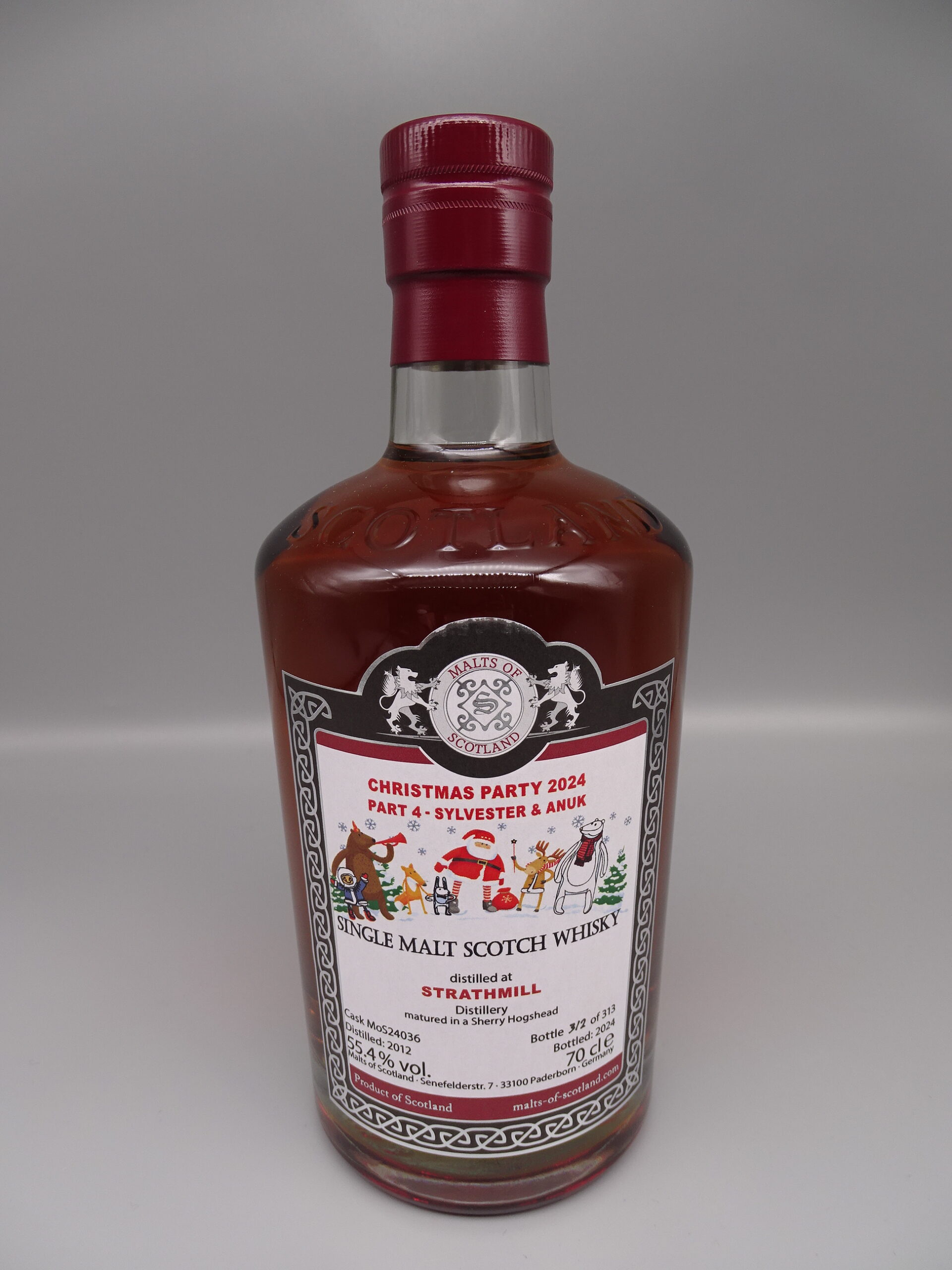 Strathmill 2012/2024 Christmas 2024 Sherry Hogshead 55,4%