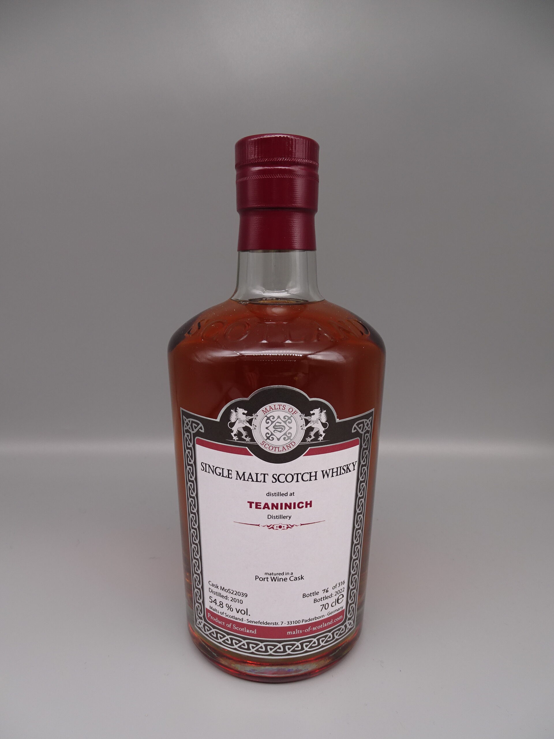 Teaninich 2010/2022 Port Wine Cask 54,8%