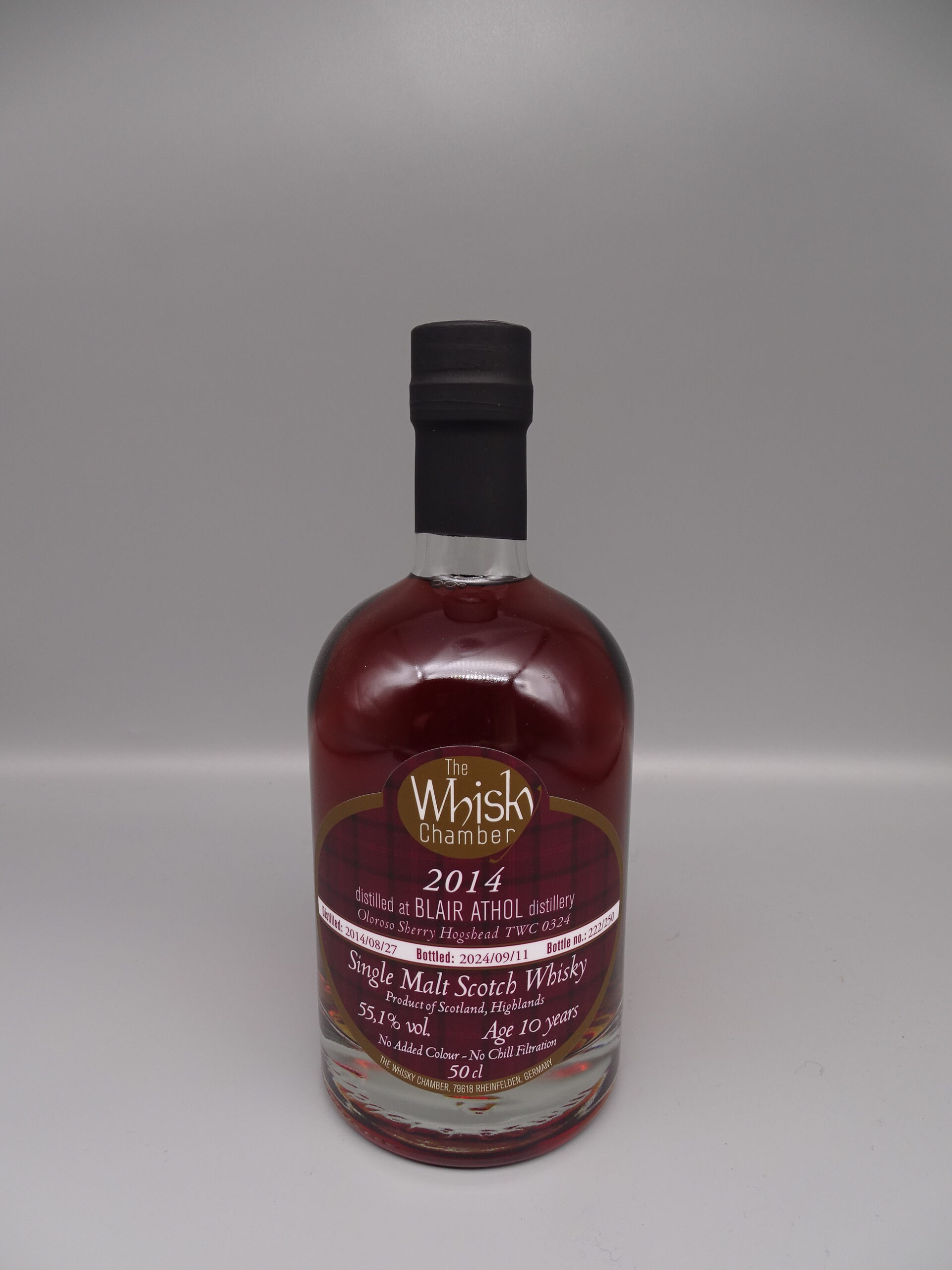 Blair Athol 2014/2024 10yo Oloroso Sherry Hogshead 55,1%