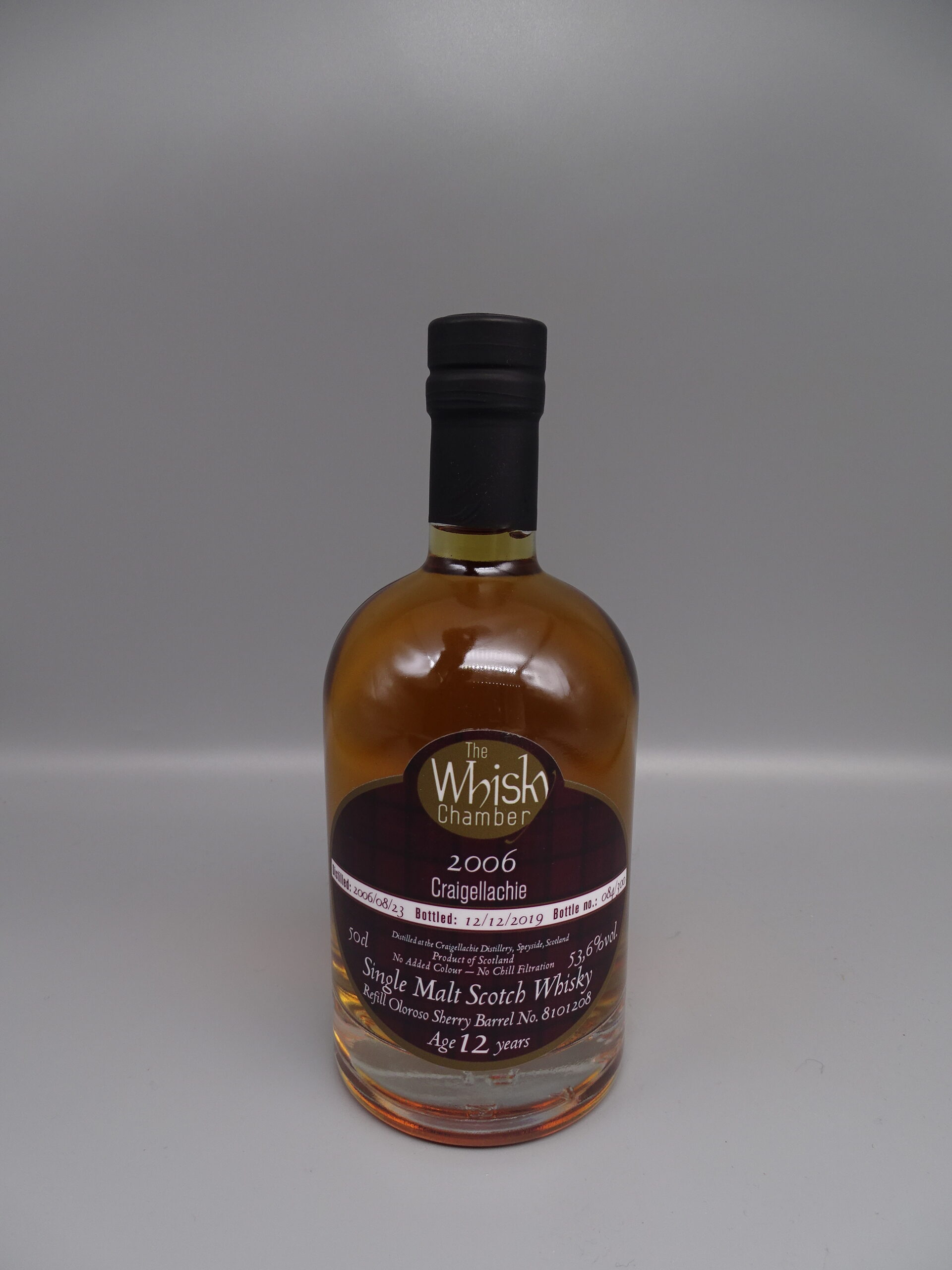 Craigeallachie 2006/2019 Refill Oloroso Barrel #8101208 53,6% 500ml