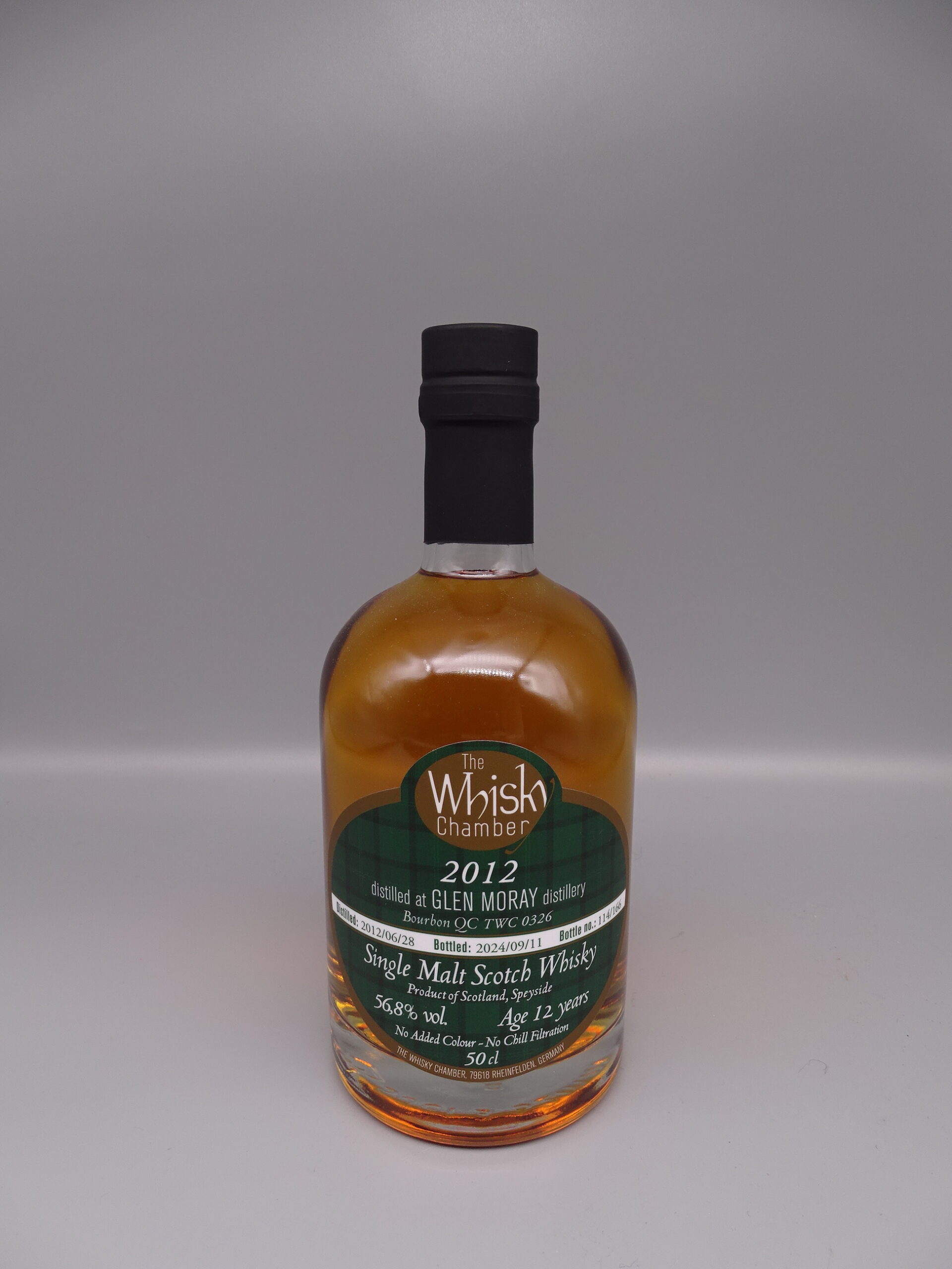Glen Moray 2012/2024 12yo Bourbon Quarter Cask 56,8%