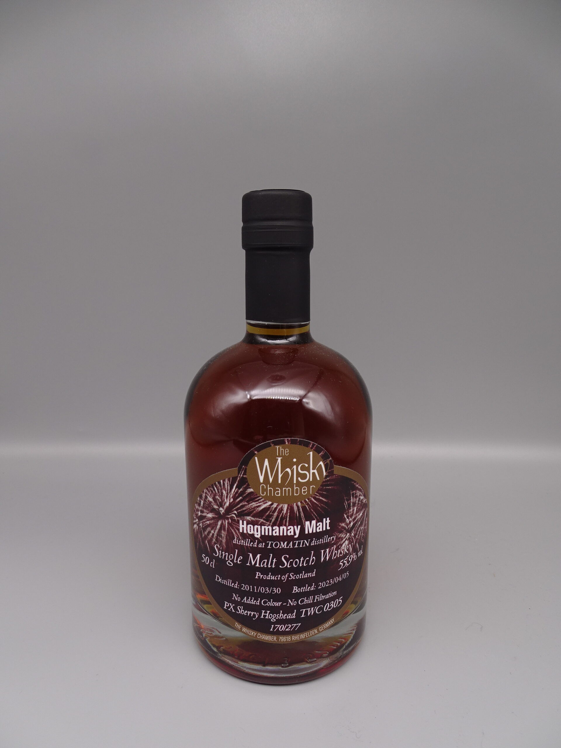 Tomatin 2011/2023 12yo HOGMANAY MALT PX Sherry Hogshead 55,9%