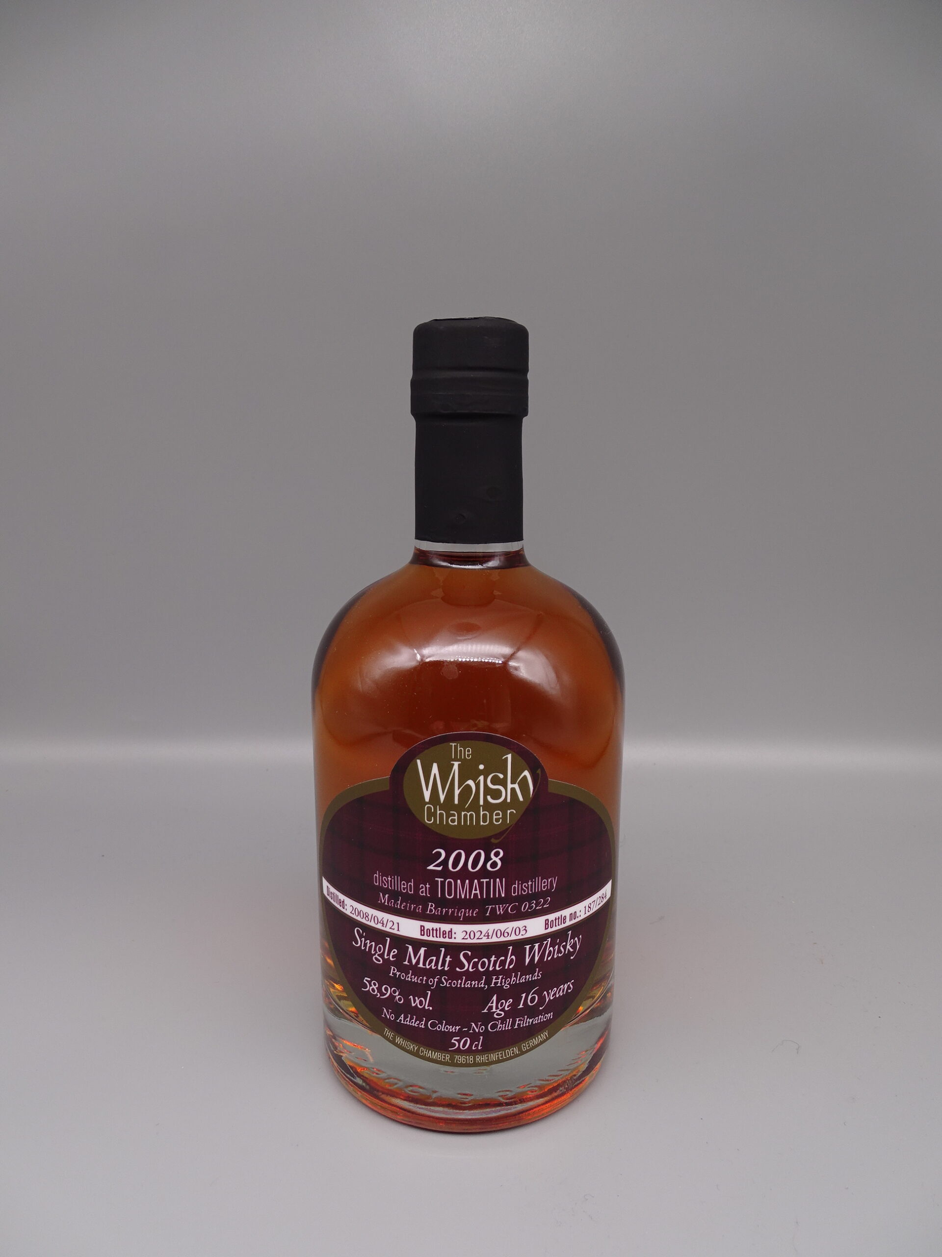 Tomatin 2008/2024 16yo Madeira Barrique 58,9%