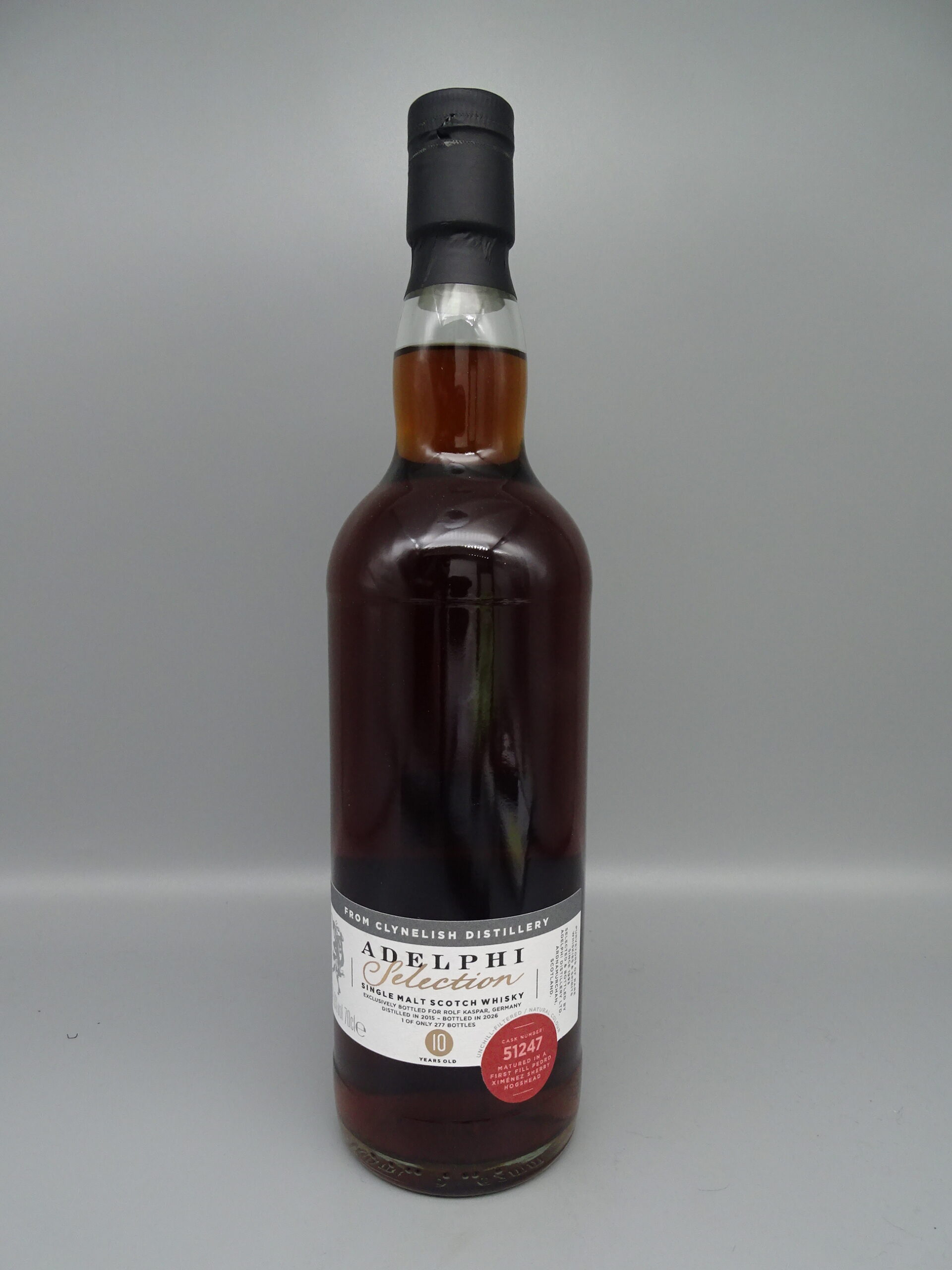 Clynelish 2015 10yo Germany Exclusive 1st Fill PX HH #51247 52,6%