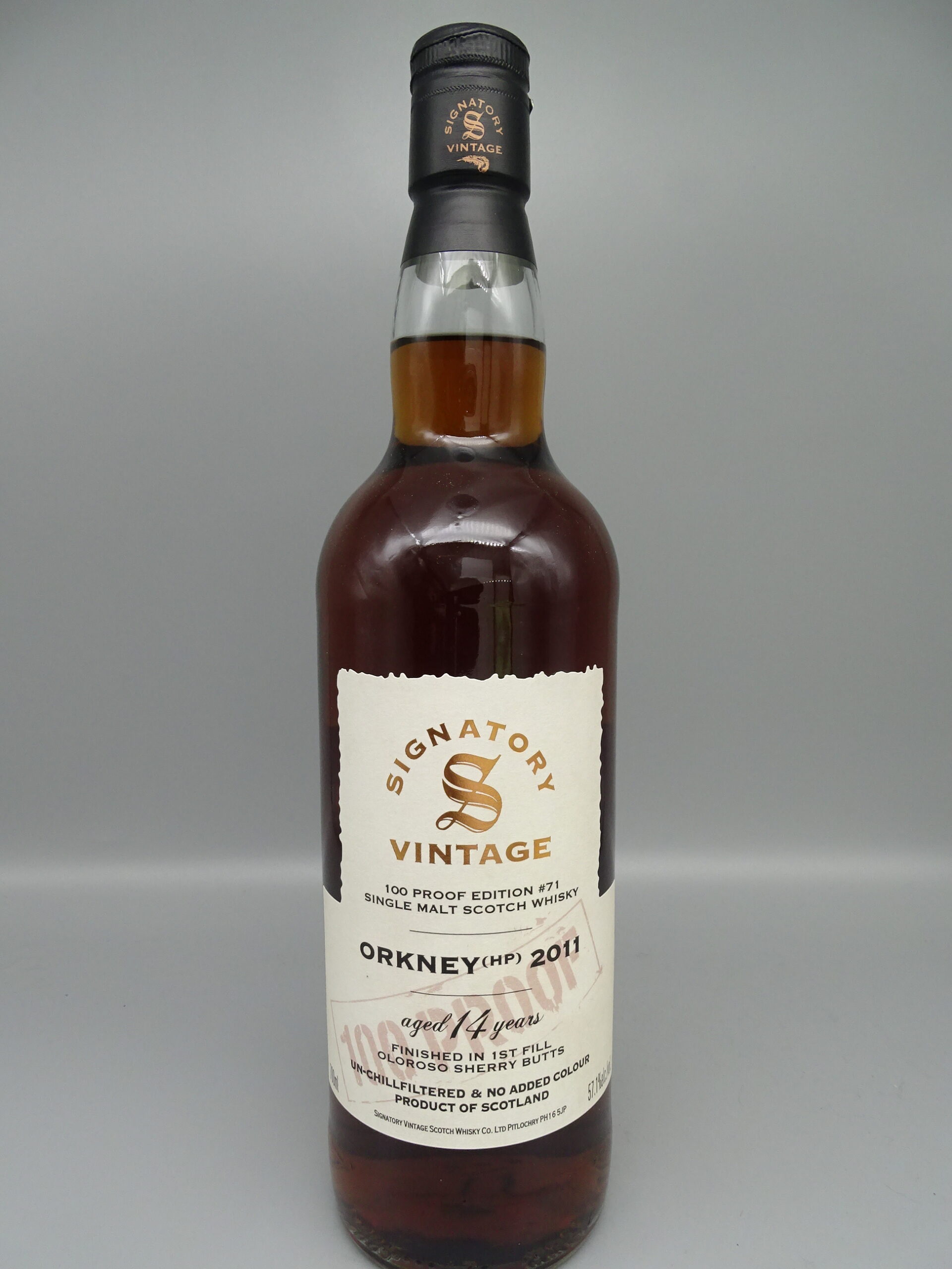 Orkney 2011/2026 14yo 1st Fill Oloroso Sherry Butts Finish 100 Proof Ed. Nr. 71 57,1%
