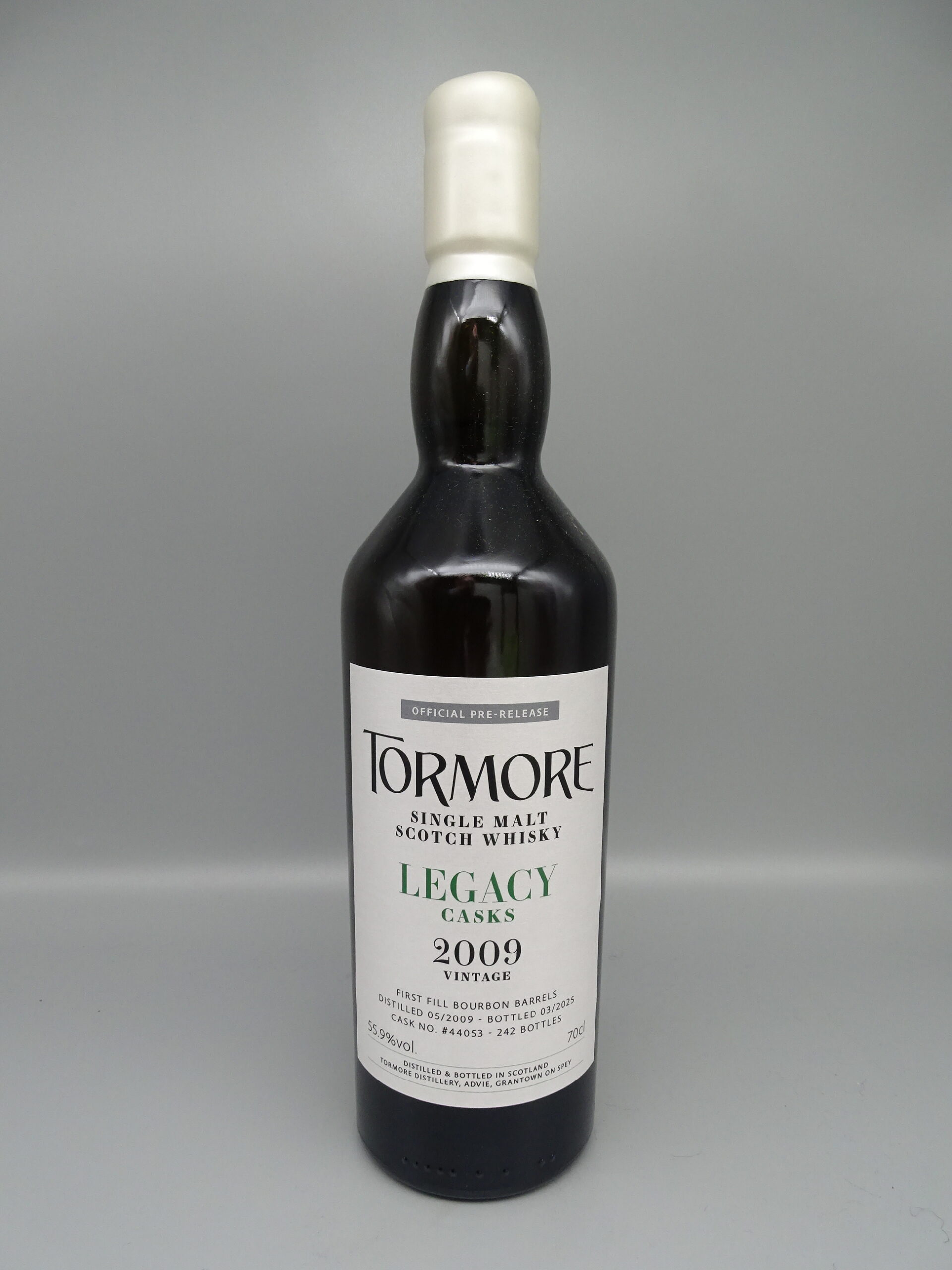 Tormore 2009/2025 15yo "Legacy Casks" 1st Fill Bourbon Casks 55,9%